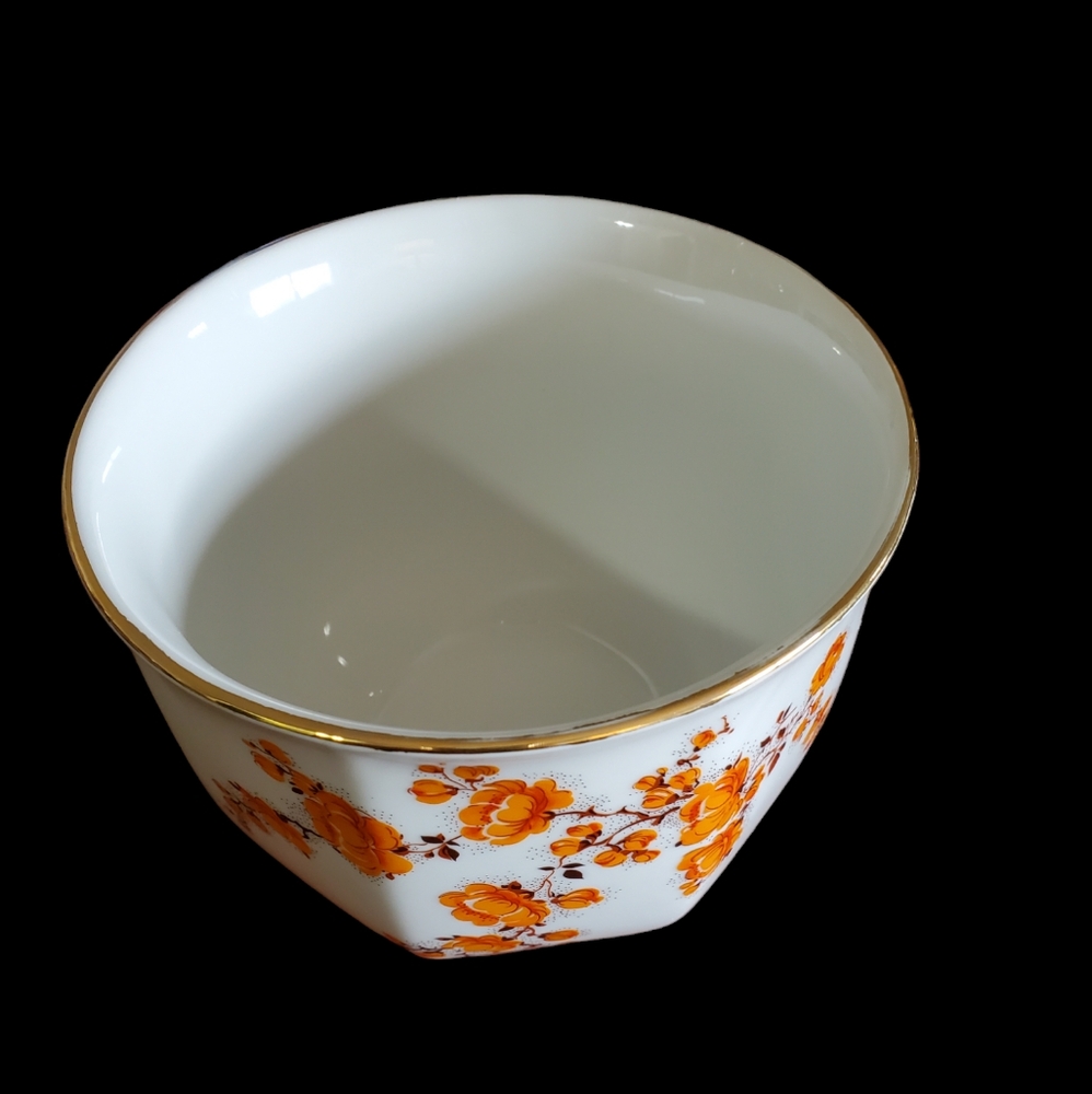 Vintage Bareuther Waldsassen Bavaria Germany Floral Planter 184 ~ Pre-Owned - Picture 5 of 10